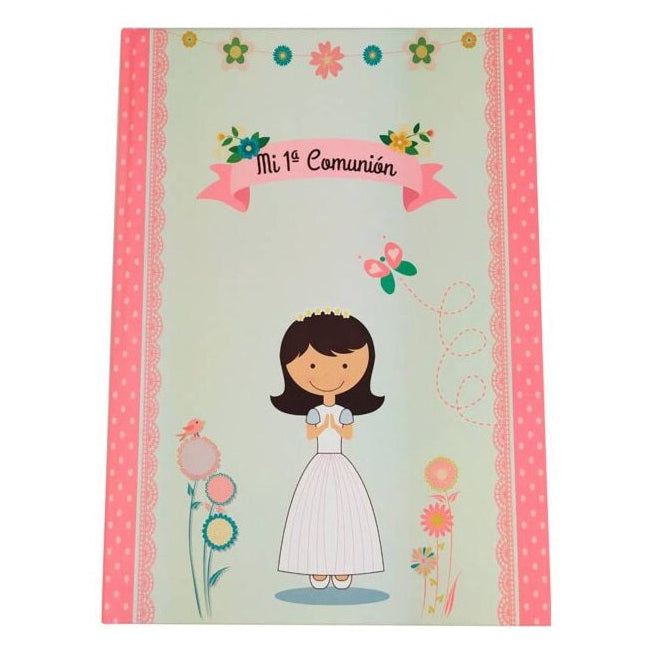 Libro de firmas mi primera comunion niña