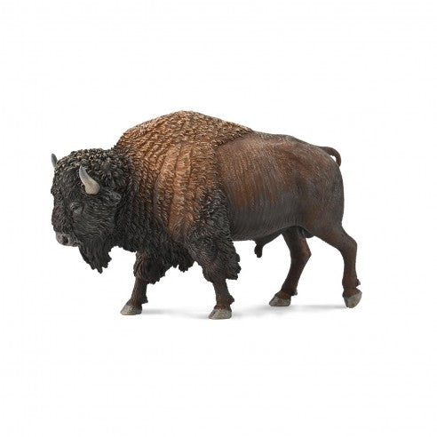 Figura a escala de bisonte americano ideal para niños o para coleccionar