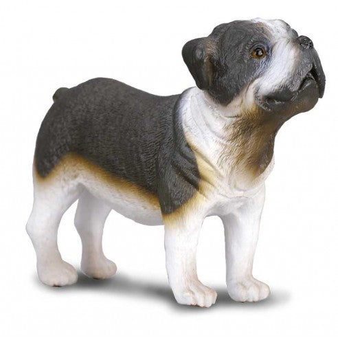 Figura perro bulldog ideal para niños o para coleccionistas, figuras de animales para el belén, figuritas animalitos para el pesebre