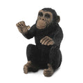 Figura de cachorro de chimpance abrazando pintado con todo lujo de detalles y a escala