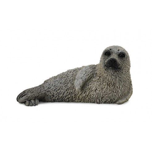 animales de colección ideal para niños o para coleccionistas amantes de los animales, figura de cría de foca manchada de collecta