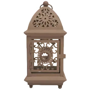 Farolillo decorativo gris