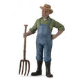 Figura de granjero con todo lujo de detalles ideal para niños o para coleccionar, maquetas