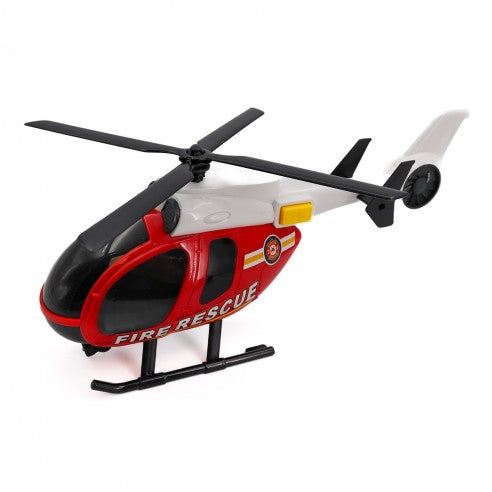 Heroes de la ciudad, Helicóptero + Coche de bomberos (Luz y sonido)