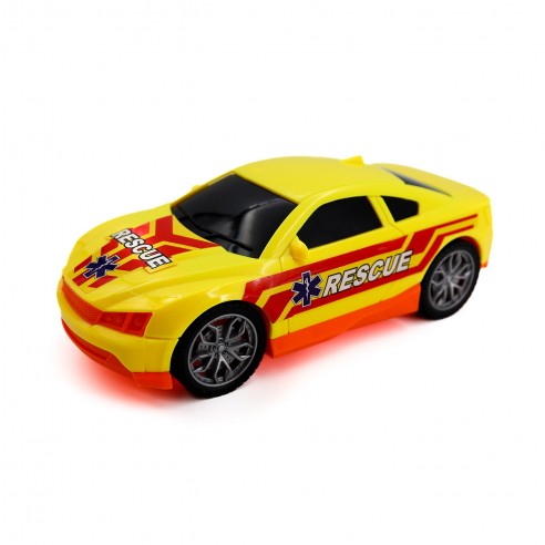 Heroes de la ciudad, Helicóptero + Coche de rescate (Luz y sonido)