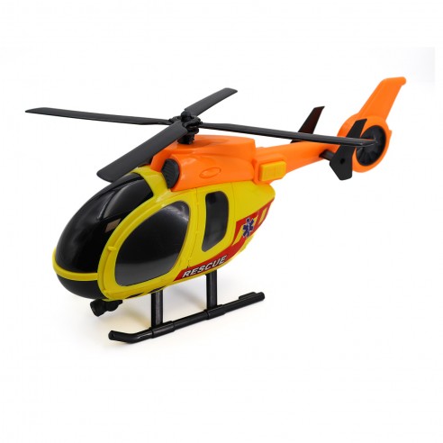 Heroes de la ciudad, Helicóptero + Coche de rescate (Luz y sonido)