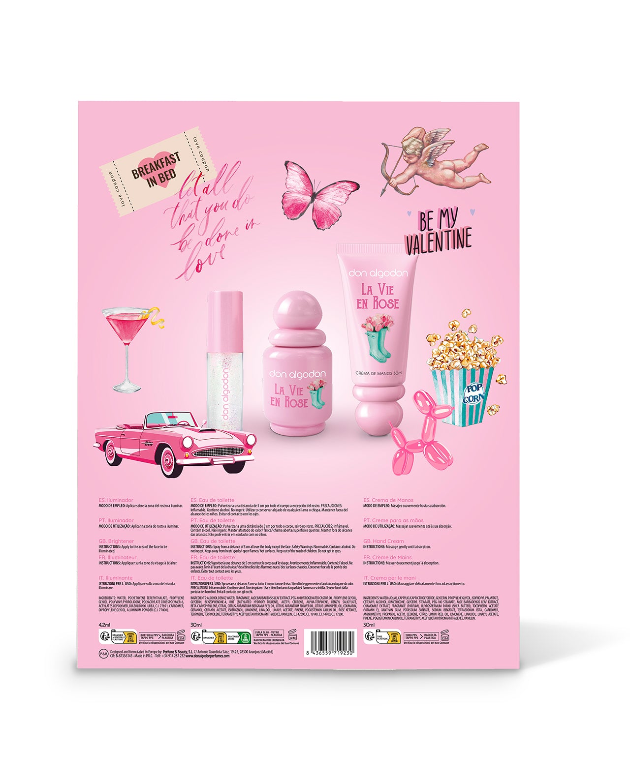 Set don Algodón La vie en rose