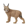 Figura de lince ibérico pintado con todo lujo de detalles, figuras de animales a escala para el Belén, figuritas de animalitos a escala para el Pesebre de Navidad
