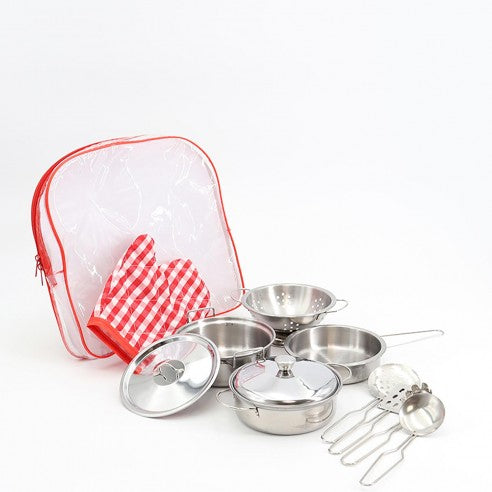 Cocina, Mochila con menaje en acero