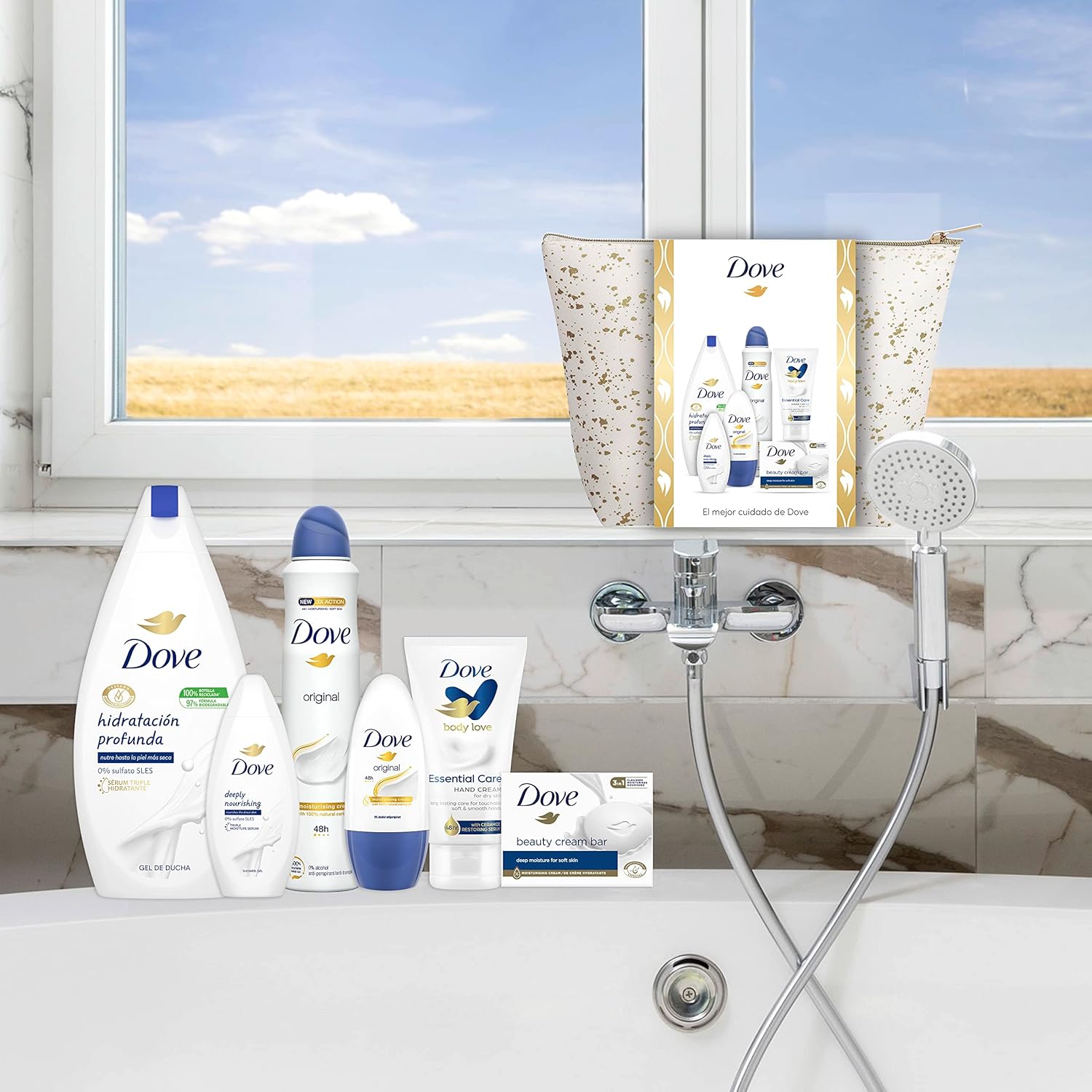 Pack Dove 6 productos + neceser