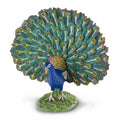 Figura de Pavo real ideal para niños o para coleccionar, figuras de animales para el Belén, figuritas de animalitos para el Pesebre de Navidad