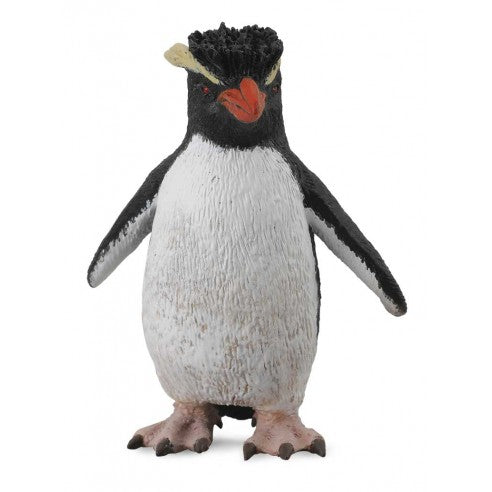 animales de colección ideal para niños o para coleccionistas amantes de los animales, figuras de animalitos para el pesebre de Navidad, figura de pinüino de penacho amarillo de collecta para el belén