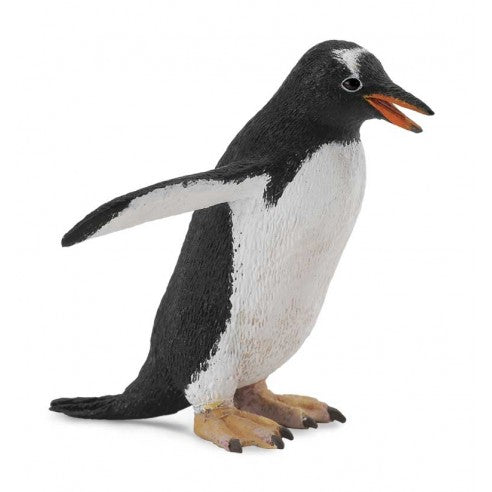 animales de colección ideal para niños o coleccionistas amantes de los animales, figuras de animalitos a escala para el belén, figura de pingüino papua para el pesebre de navidad