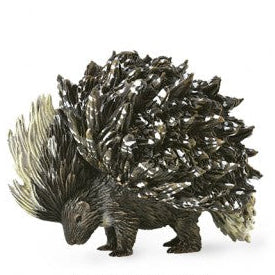 Animales de colección ideal para niños o para coleccionistas amantes de los animales, figuritas de animalitos para el pesebre de Navidad, figuras de animales para el Belén, figura de puercoespín de alta calidad a escala de collecta