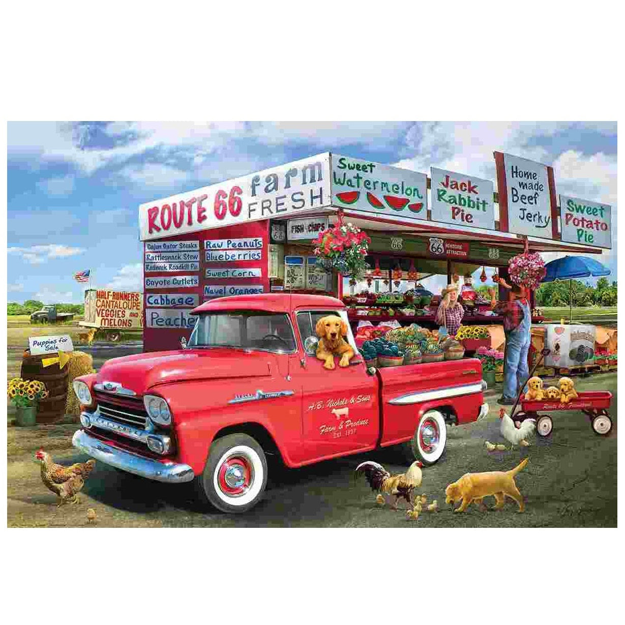 Puzzle The Apache truck (1000 piezas)