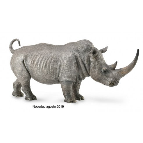 animales de colección ideal para niños o para coleccionistas amantes de los animales, figura de rinoceronte blanco de collecta