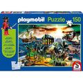 schmidt puzzle playmobil la isla del tesoro piratas con figura incluida juegos y juguetes niños regalos