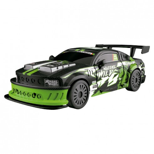 Vehículo Gt-Speed Racing Negro/Verde R/C