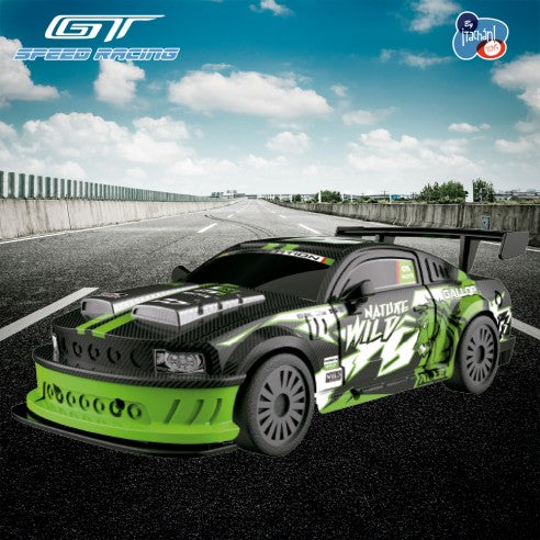 Vehículo Gt-Speed Racing Negro/Verde R/C